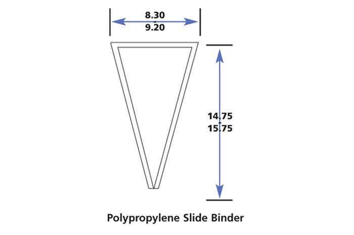 Polypropylene-slide-binder